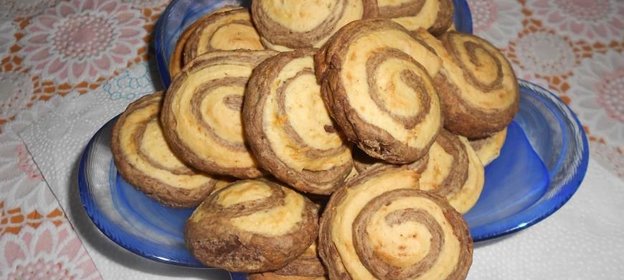 Лимонно-шоколадное печенье