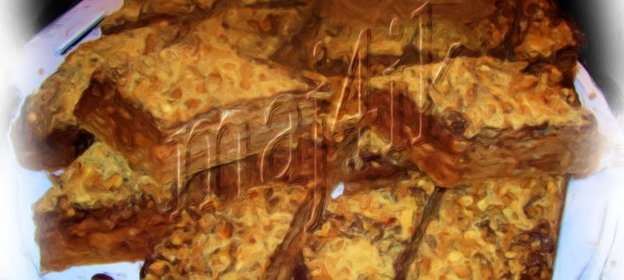 Быстрый вафельный тортик (шоколадный)