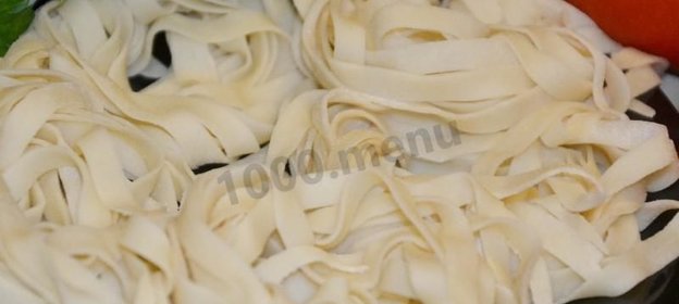 Постная лапша