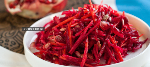 Салат из сырой свеклы с морковью