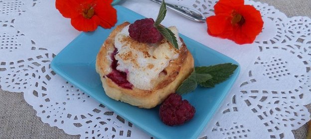 Печенье с малиной