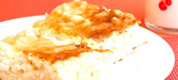 Запеканка из макарон с творогом (сладкая)