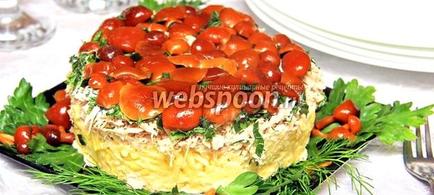 Салат «Грибная поляна»