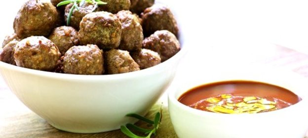 Мясные тефтели со сливочно-горчичным соусом