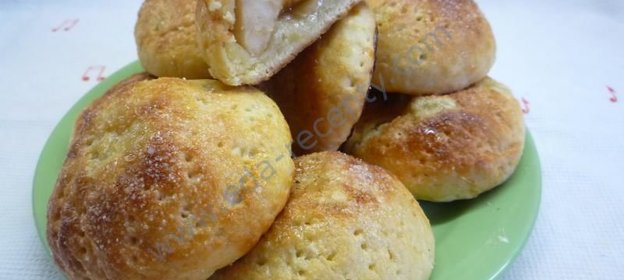 Яблочное печенье на яичных желтаках и сметане