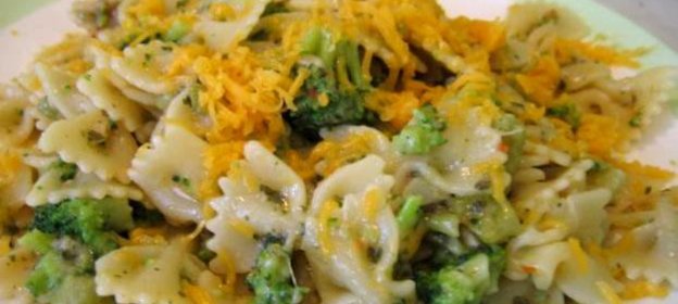 Паста с брокколи и анчоусами