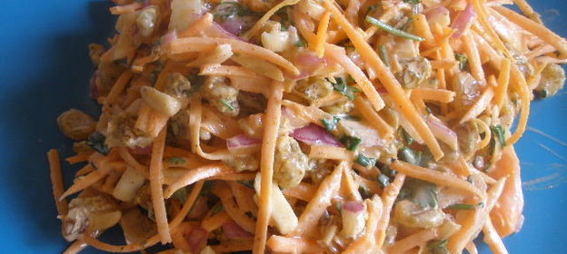 Салат Оранжевое утро