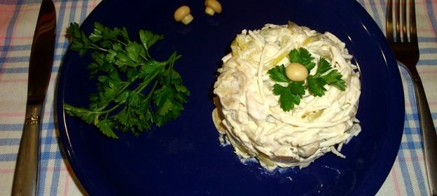 Салат Птичий двор