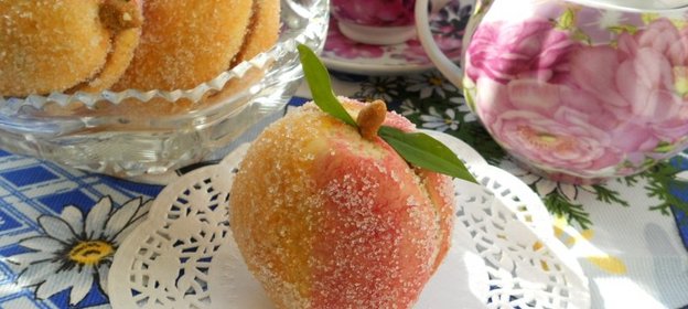 Печенье Персики со сгущенным молоком