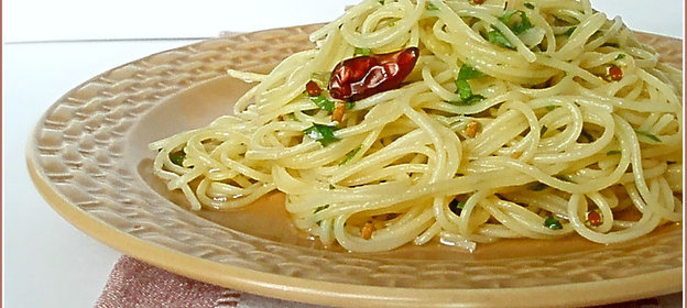 Спагетти Алио олио