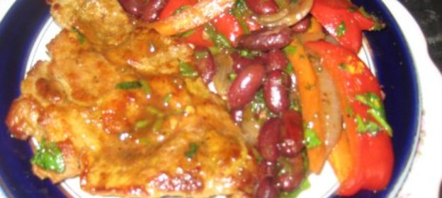 Жаркое Свинина по-индийски с овощами