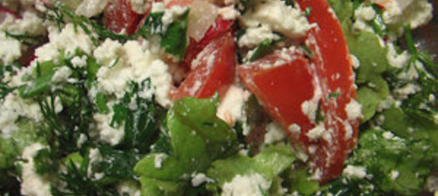 Творожный салат