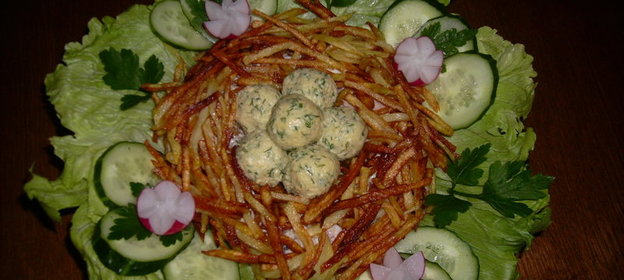 САЛАТГНЕЗДО ГЛУХАРЯ(Вариант)