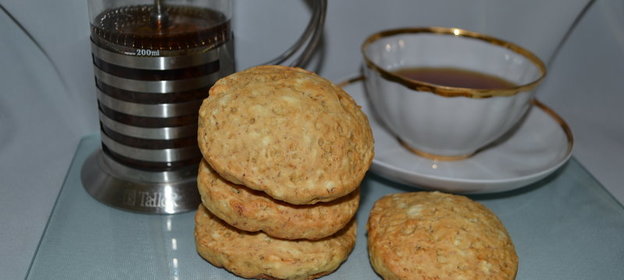 Банановое песочное печенье