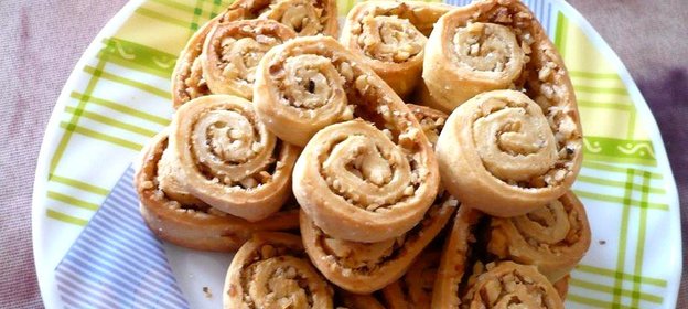 Постное ореховое печенье