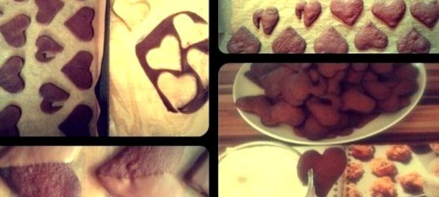 Шоколадное печенье в глазури