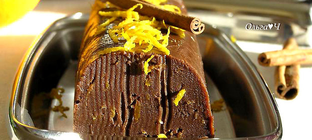 Шоколадное масло с корицей и апельсиновой цедрой