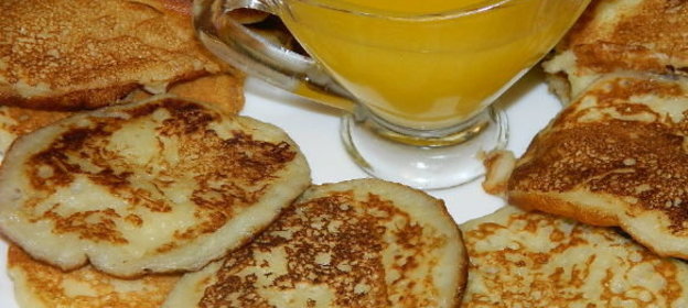 Пышные оладьи на молоке