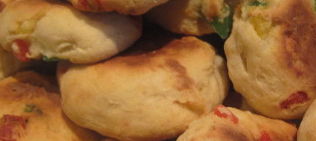 Печенье с цукатами из творожного теста