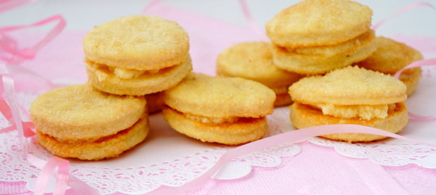 Сливочное печенье с начинкой