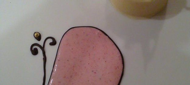 Сырное парфэ Экзотичекий цветок