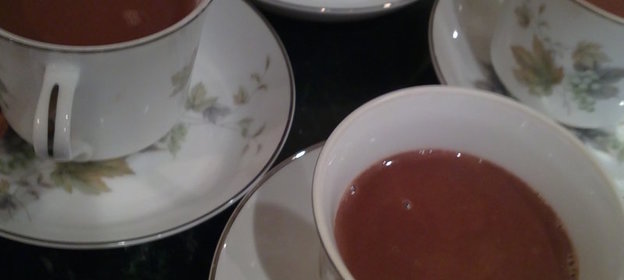 Горячий пряный апельсиновый шоколад