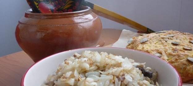 Мульгикапсад(Mulgikapsad) (тушёная квашенная капуста с перловкой и свининой)