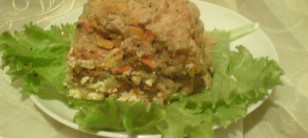 Курица с картофелем и морковью