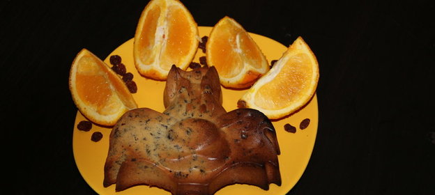 кекс с шоколадом и изюмом