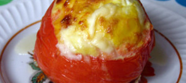 Яичница в помидоре (вариант)