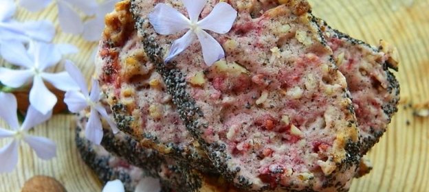 Малиновое печенье с маком