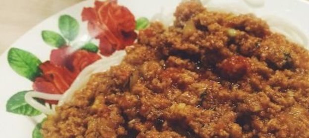 Каша из овсяных хлопье с пряностями