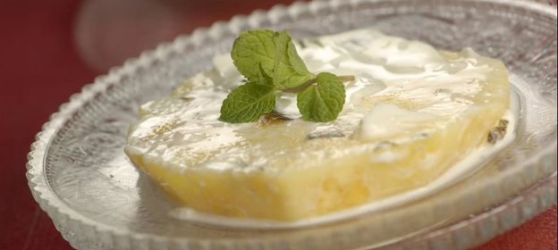 Нежный ананасовый десерт