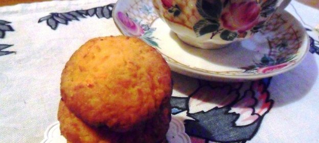 Морковно-ванильное печенье с кукурузной мукой