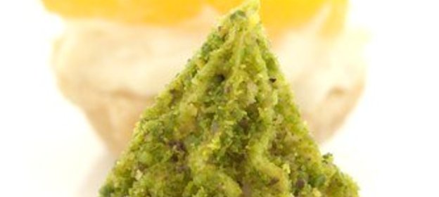 Трюфельное печенье с фисташками