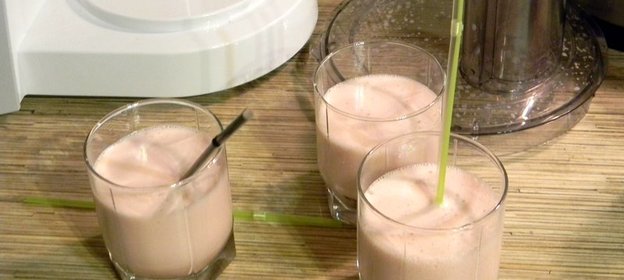 Густой коктейль с мороженым