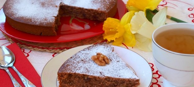 Постный медово-шоколадный манник