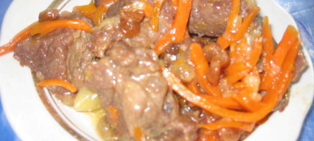 Салат с рисом и ветчиной