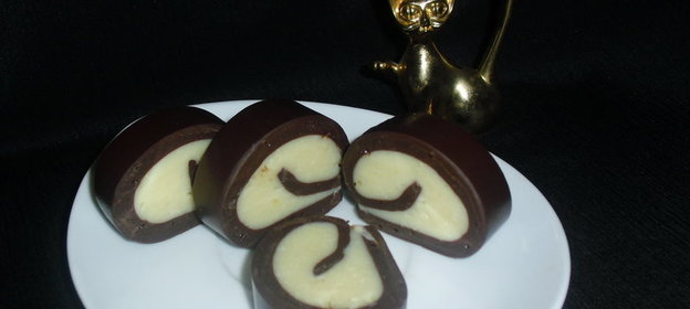 Десерт «Шоколадная завитушка»