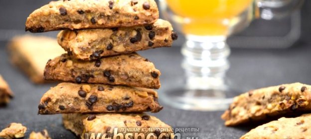 Апельсиновые сконы с шоколадом