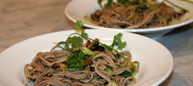 Лапша с шиитаке