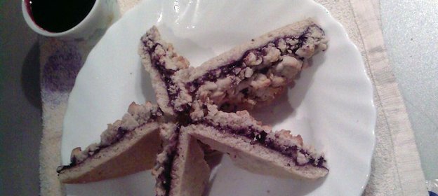 Черносмородиновое печенье