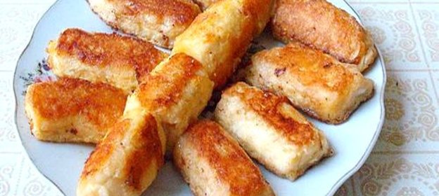 Жареные в кляре бананы