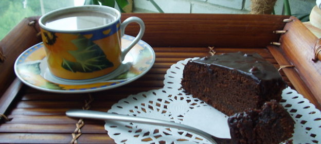 Шоколадно-медовый торт, для любителей шоколада