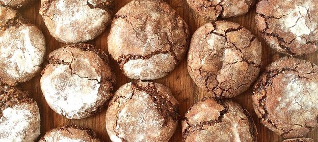 Шоколадное итальянское печенье Риччарелли (Ricciarelli al cioccolato)