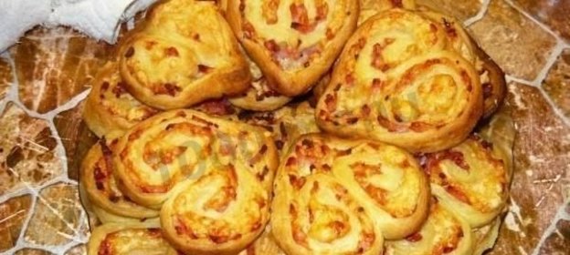 Рулетики с ветчиной Печенье для милого