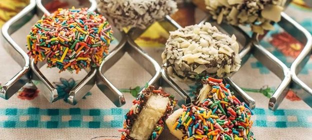 Замороженные шоколадные бананы