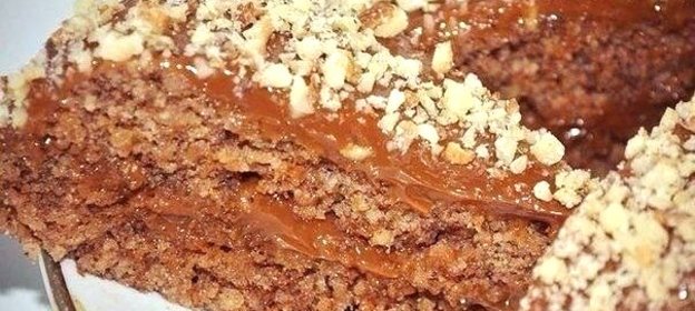 Шоколадно-ореховый торт для худеющих