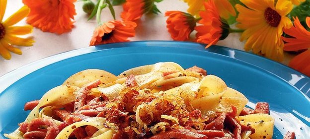 Паста с тамбовским окороком