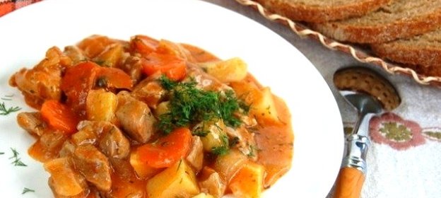 Гуляш в микроволновке